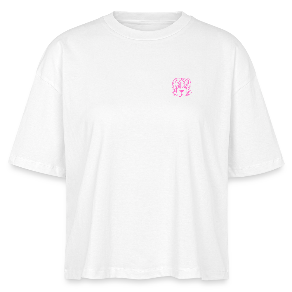 Freuen Boxy Shirt "my kind of people" - white